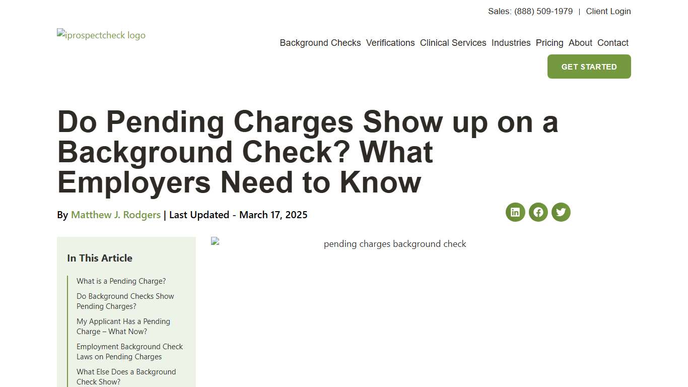 Do Pending Charges Show up on a Background Check? What Employers Need to Know